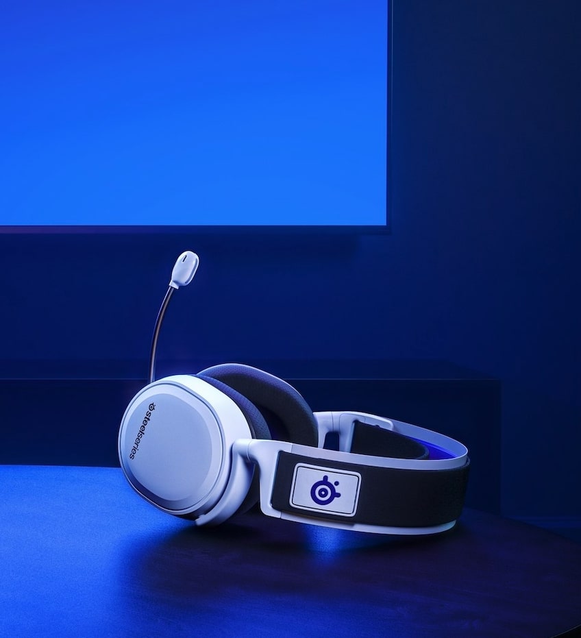 headset blu light